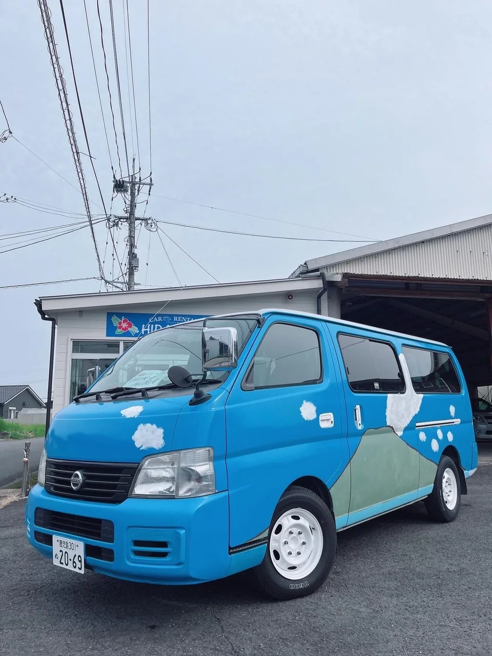 鹿児島空港店の送迎車